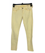 Women Yellow Denim Jeans Ladies Casual Jeans w/ Four Pockets Size 5 + FR... - €13,11 EUR