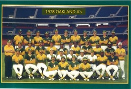 1978 OAKLAND ATHLETICS A&#39;s 8X10 TEAM PHOTO MLB BASEBALL PICTURE - £3.95 GBP