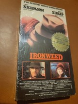 Ironweed VHS 1988 Jack Nicholson Meryl Streep SEALED Movie Film New Rare - £15.32 GBP