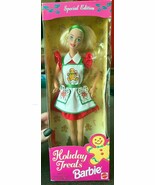 Vintage 1992 Mattel Holiday Treats Barbie Doll New In Box Christmas - $737.56 MXN