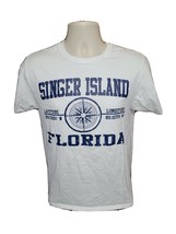 Singer Island Florida Adult Small White TShirt - $14.85