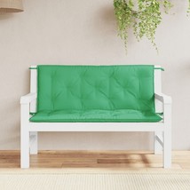 Garden Bench Cushion Green 47.2&quot;x(19.7&quot;+19.7&quot;)x2.8&quot; Oxford Fabric - $2,113.71 MXN