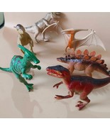 Present 6 prehistoric-times intricately detailed dinosaur figures, rangi... - $48.02 CAD