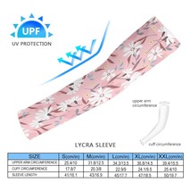 Mondxflaur Flowers Cooling Arm Sleeves Cover UV Sun Protection for Men W... - $285.35 MXN