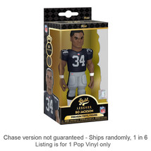 NFL Raiders Bo Jackson 5&quot; Vinyl Gold Chase Ships 1 in 6 - £22.22 GBP