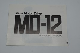 Original Nikon MD-12 Camera Motor Drive Instruction Book / User Manual - $14.84