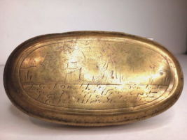 Large 18th c Dutch engraved Tabacco or stash box - £229.13 GBP