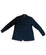 Vintage Pendleton Shirt Jacket Medium Plaid Virgin Wool 3 Button Pocket ... - £74.74 GBP