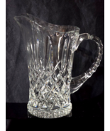 GORHAM 32oz Crystal KING EDWARD Pitcher - Possibly Repaired - READ DESCR... - $18.68