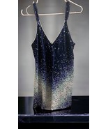 Oscar De La Renta Pink Label Nightgown Size XL Blue Gold White Pattern V... - £42.71 GBP