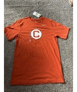 Nike Men&#39;s Clemson Tigers Orange Team Spirit T-Shirt Logo NCAA Size Small - €23,81 EUR
