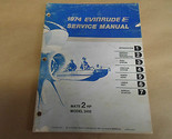 1974 Evinrude Servizio Spine Mate 2 HP Modello 2402 OEM Barca Acqua Danni - $9.98