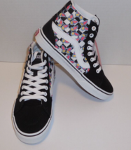 Vans Filmore Hi Casual Womens Size 6 Sneakers Shoes Butterfly Checkerboard Black - £37.18 GBP