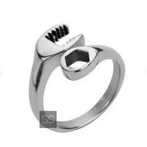 Mechanic wrench ring, 925 Sterling Silver for Unisex Ring, Gifts for him - £51.14 GBP