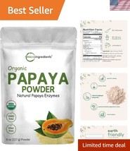 Nourishing 8oz Papaya Powder - Freeze-Dried, Supports Healthy Digestion - $40.50