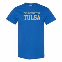 AS01 - Tulsa Hurricane Basic Block T Shirt - Small - Royal - £18.87 GBP