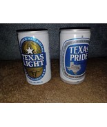 Texas Light Pride Beer Cans 12 Oz Vintage VTG Man Cave Bar Decor - $15.83