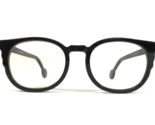 Vintage La Eyeworks Gafas Monturas SCARLETT 101 Lustroso Negro Redondo 4... - $69.55