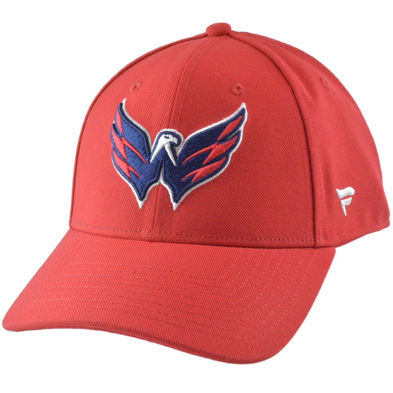 Washington Capitals NHL Core Logo Red Adjustable Hockey Hat by Fanatics