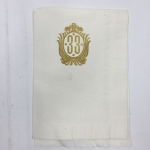 Disney Disneyland Club 33 Vintage Napkin Exclusive 90* Edge Printing New Orleans - £11.93 GBP