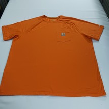 Carhartt Force Men's 2XL Orange T-Shirt Adult Pocket Tee Relaxed Fit 100410 827 image 13