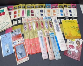 Lot of 26 NOS Vintage Zippers – Talon J&amp;P Coats Retro Colors + Sewing No... - $23.75