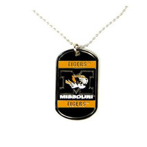 Missouri Tigers Dog Tag Necklace - NCAA - £8.37 GBP