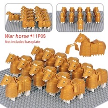 New Medieval Military Sets Cavalry Figures Horse Animals Building Blocks... - £23.88 GBP