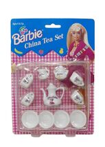 Chilton Toys 1994 Barbie Miniature China Tea Set - $19.99