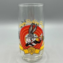 Vintage 1990 Happy Birthday Bugs Bunny 50th Anniversary 6&quot; Glass Looney Tunes - £7.83 GBP