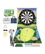 70”x70” Chipping Golf Game Mat 20 Stick Golf Balls Indoor Outdoor Play E... - €29,87 EUR