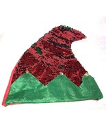 Elf Hat ADULT  Size SEQUIN CHRISTMAS SANTA CAP CHRISTMAS - $329.31 MXN