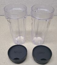 Ninja Pulse 2 Cups With Lids  Replacement - 7&quot; Tall X 3&quot; Diameter - $23.79 CAD
