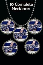 Los Angeles Dodgers Necklaces Baseball party favors lot of 10 necklace A... - £12.27 GBP