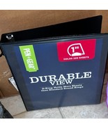 New Pen &amp; Gear Durable View 1 &quot; D- Ring Durable Binder 220 Sheets - $13.58 CAD