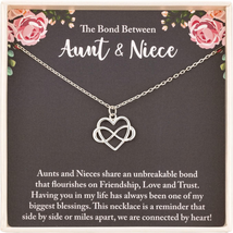 Aunt Gifts, Aunt Birthday Gifts, Gifts for Aunt Gifts from Niece,925 Sterling Si - £24.85 GBP