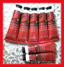 Bath &amp; Body Works Winter Candy Apple 1 Fl Oz Shea Butter Hand Cream (x7) - $47.36