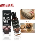100ml Beard Wash Shampoo for Men Mustache Moisturizing Smoothing Gentlem... - £12.80 GBP