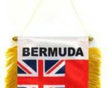 Moon Knives Bermuda Mini Flag 4&#39;&#39;x6&#39;&#39; Window Banner w/Suction Cup - Part... - $2.88