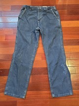 CARHARTT - MEN&#39;S - Frohberg Dale - Dungaree Fit-Size 32/32 Carpenter Blue Jeans - $19.79