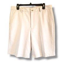 Greg Norman Men&#39;s Size 34W Sandstone Natural Performance Pleated Shorts - £19.97 GBP