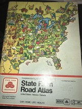 Vintage 1984 State Farm Road Atlas Map United States Canada Mexico  Tour... - £10.99 GBP