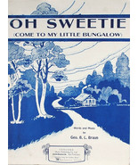 Oh Sweetie Sheet Music Lyrics Geo. Braun 1930 1931 Concord English German