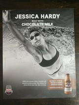 2016 Jessica Hardy Built with Chocolate Milk Full Page Original Color Ad... - £4.54 GBP