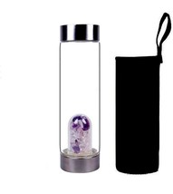 Newland Jewelry Crystal Elixir Infused Gem Water Bottle, Natural Crystal Healing - £32.97 GBP