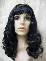 Black Vegas Wig Showgirl 50s Retro Pinup Model Rockabilly Bettie Pop Star Katy - £10.96 GBP