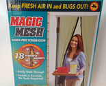 Magic Mesh  Hands Free Screen Door New in Package 18 Magnets Great for Pets - £7.69 GBP