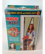Magic Mesh  Hands Free Screen Door New in Package 18 Magnets Great for Pets - $9.85
