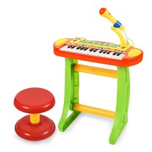31 Keys Children Musical Toys Electronic Organ Keyboard Piano With Karao... - $73.99
