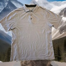 Kuhl Wayfarer Golf Polo Shirt Mens Size XL Organic Cotton Wildfibre Clou... - $17.98